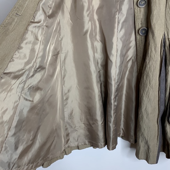 CAbi | Tan Brown Travelers Coat Mid Length Treasure Hunters Jacket Large Pockets - Picture 5 of 14